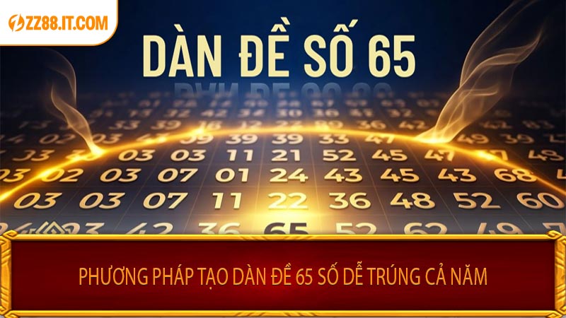 Phương Pháp Tạo Dàn Đề 65 Số Dễ Trúng Cả Năm